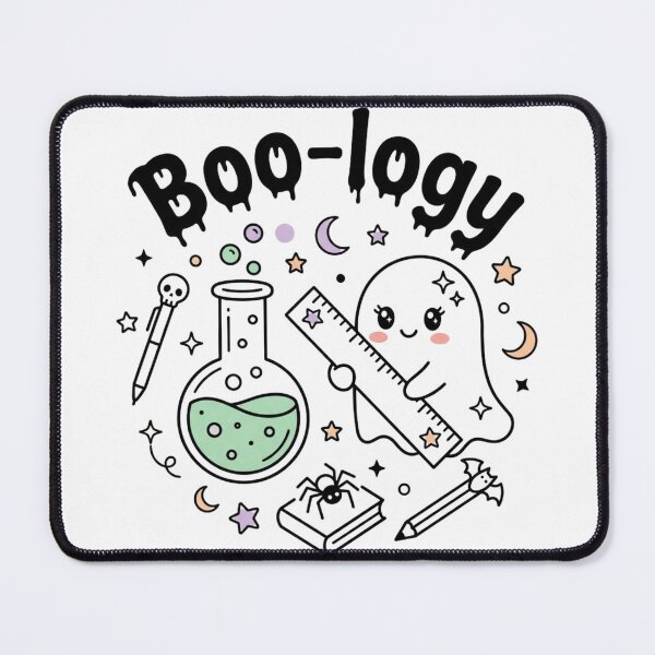 Item preview, Boo logy Spooky Subject Puns Science Ghost Math T-Shirt designed and sold by KreatoLab.