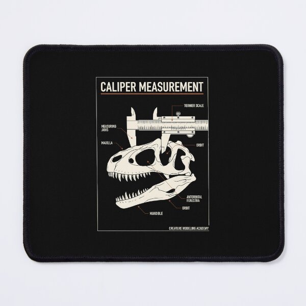 Item preview, Caliper Measurement Dinosaur Skull - Paleontology Model Maker Art designed and sold by SplashTastic.
