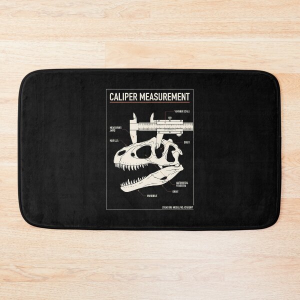 Item preview, Caliper Measurement Dinosaur Skull - Paleontology Model Maker Art designed and sold by SplashTastic.