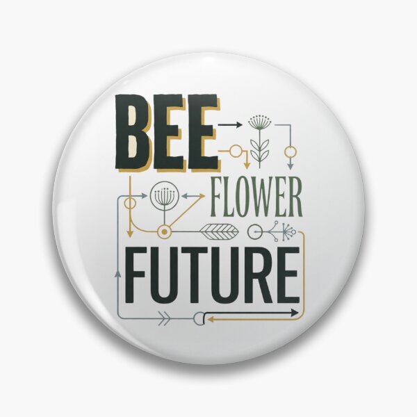 Item preview, Bee Flower Future Pollinator Design designed and sold by Amr Darwish Graphic designer.