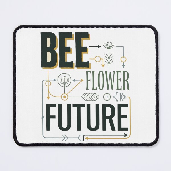 Item preview, Bee Flower Future Pollinator Design designed and sold by Amr Darwish Graphic designer.