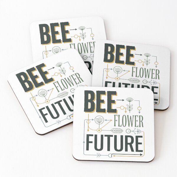 Item preview, Bee Flower Future Pollinator Design designed and sold by Amr Darwish Graphic designer.