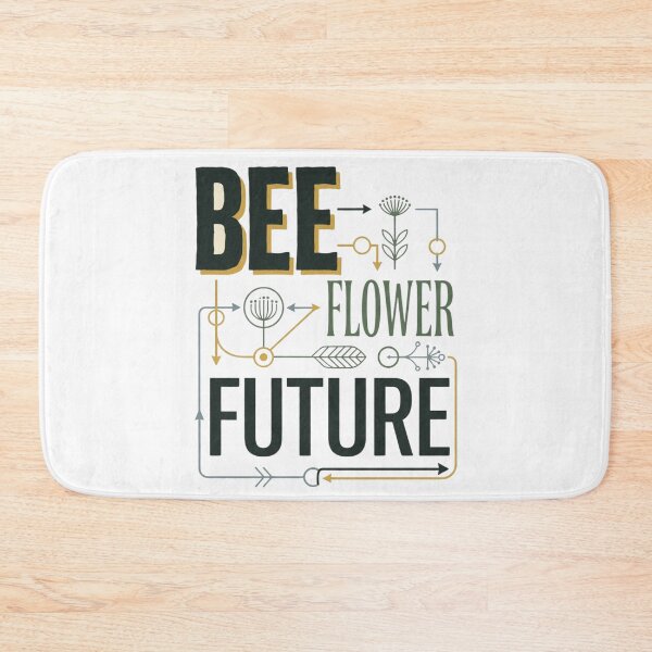 Item preview, Bee Flower Future Pollinator Design designed and sold by Amr Darwish Graphic designer.
