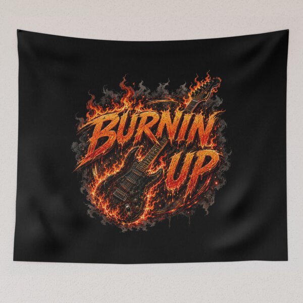 Item preview, Jonas-Brothers-Burnin' Up Electric Guitar In Flames Tour designed and sold by RolinSichuqi.