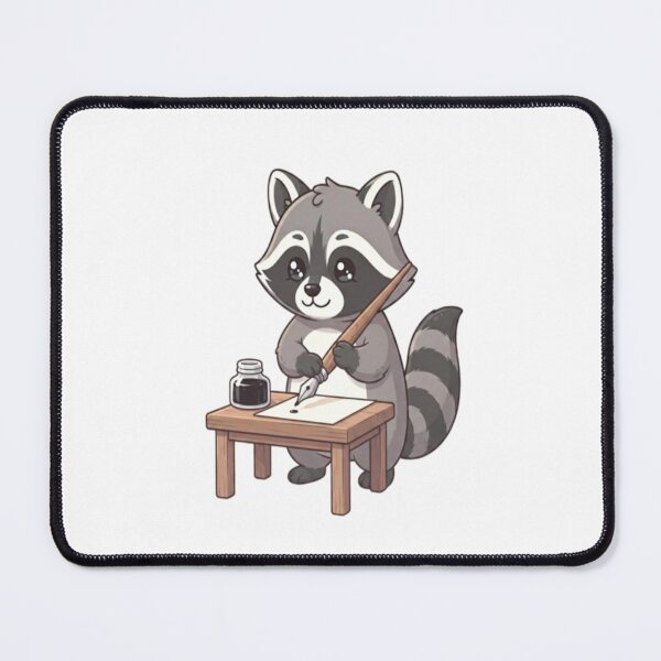 Item preview, Cute Raccoon Calligraphy Dip Pen designed and sold by Ella_Sketch.