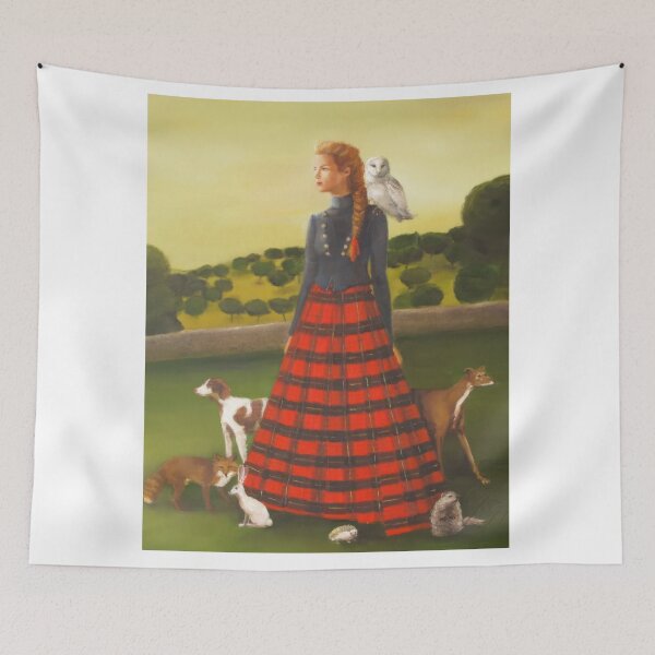 Item preview, Janet Hill – Vintage Whimsical Woman in an Enchanted Garden designed and sold by graydaysr.