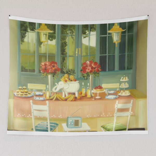 Item preview, Janet Hill – Vintage Whimsical Woman in an Enchanted Garden designed and sold by graydaysr.