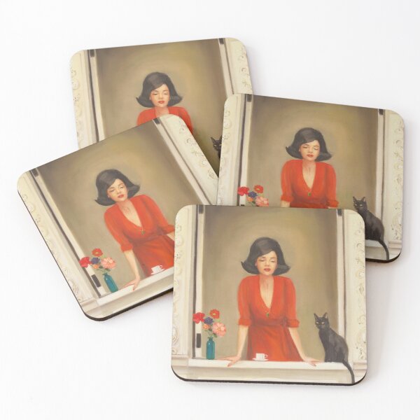 Item preview, Janet Hill – Vintage Whimsical Woman in an Enchanted Garden designed and sold by graydaysr.