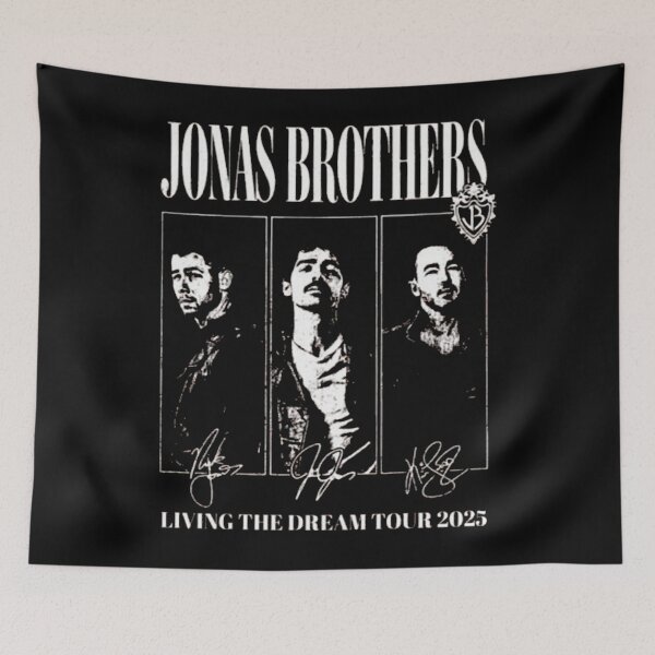 Item preview, Jonas-Brothers-Burnin' Up Electric Guitar In Flames Tour designed and sold by RolinSichuqi.