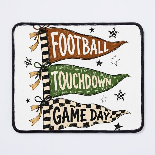 Item preview, Football Touchdown Game Day Pennant Flags T-Shirt designed and sold by LisaTran96293.