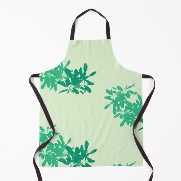 Item preview, Minimalist Green Leaves Pattern designed and sold by LittleHappiness by Kamollak .