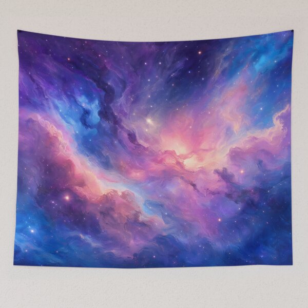 Item preview, Cosmic Galaxy Nebula Abstract Space Painting designed and sold by ArtAmbience.