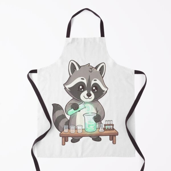 Item preview, Cute Raccoon Scientist Chemistry Experiment designed and sold by Ella_Sketch.