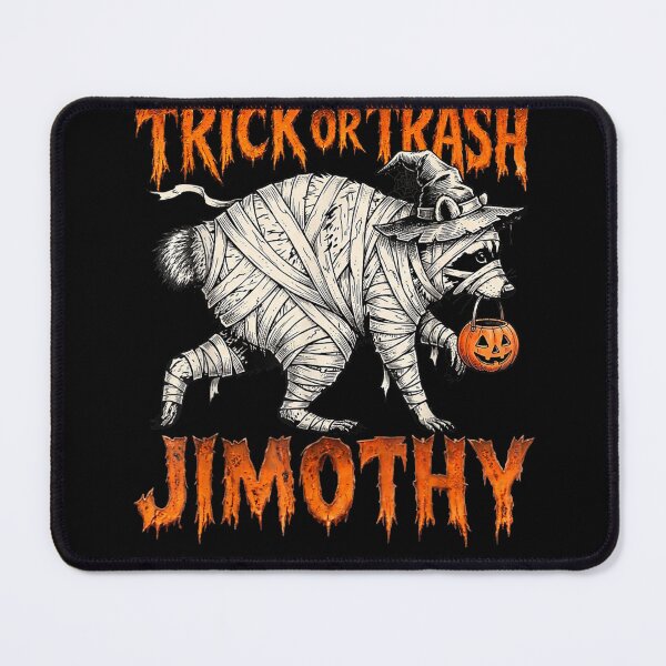 Item preview, Jimothy Trick Or Trash Halloween Funny Meme Trash Panda designed and sold by leevekaArt.