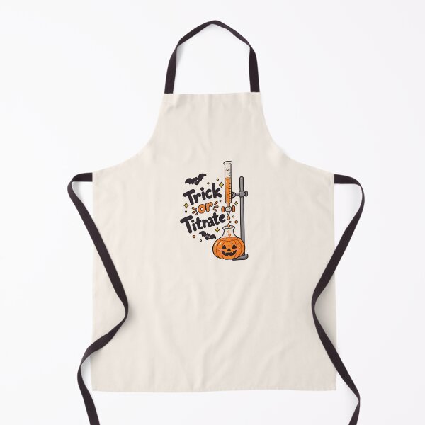 Item preview, Trick or Titrate Cute Halloween Chemistry Pun designed and sold by EntropyThreads.