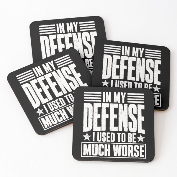 Item preview, defense In My Defense I Used To Be Much Worse Quote designed and sold by ROUX-ART.