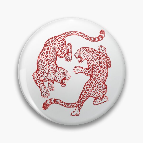 Item preview, Vintage Leopard Fighting Graphic designed and sold by chizuneart.