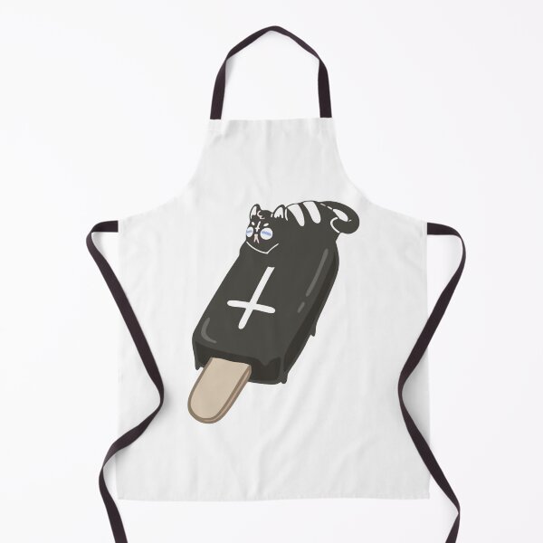Item preview, Black Cat Popsicle Cute Gothic Ice Cream Trick Art designed and sold by DesignGoodArt.