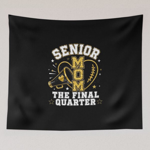 Item preview, Senior Mom 2027 The Final Quarter Football Helmet designed and sold by felixpalette.
