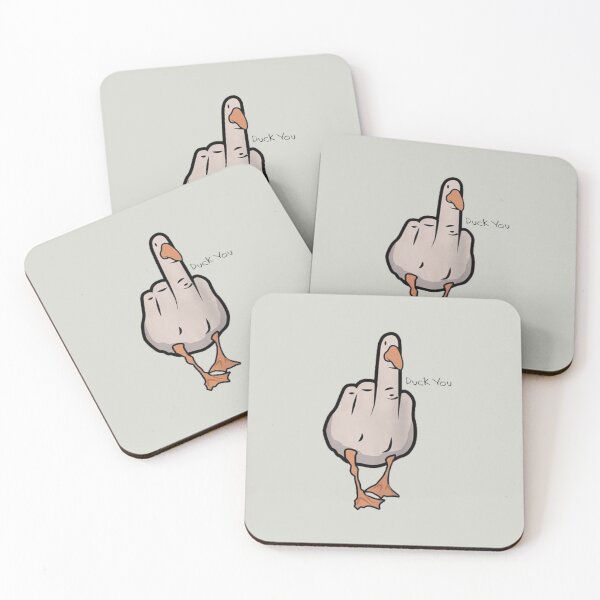 Item preview, Duck You – Funny Flipping Bird designed and sold by Cosmicstar887.