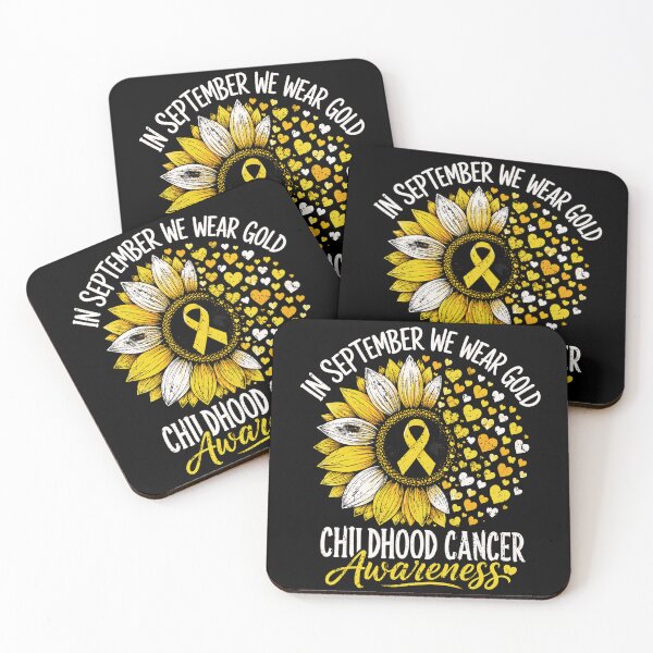 Item preview, Childhood Cancer Awareness Sunflower Ribbon Heart Art designed and sold by ROUX-ART.