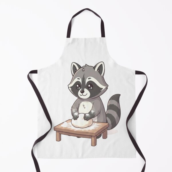 Item preview, Cute Raccoon Kneading Dough Table designed and sold by Ella_Sketch.