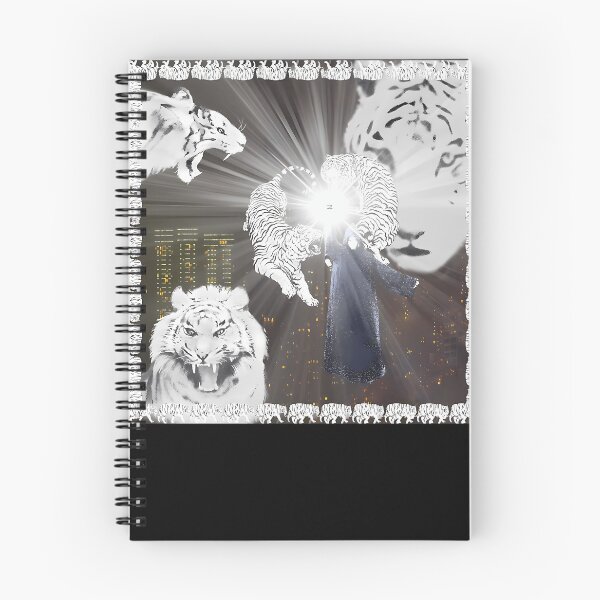 Item preview, 2HOLLIS WHITE TIGER designed and sold by DreamArt-Jar.