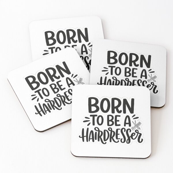 Item preview, Born To Be A Hairdresser Funny Hairstylist Hair Stylist Salon Quote designed and sold by raedattia.