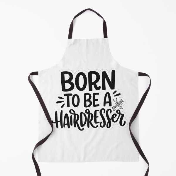 Item preview, Born To Be A Hairdresser Funny Hairstylist Hair Stylist Salon Quote designed and sold by raedattia.
