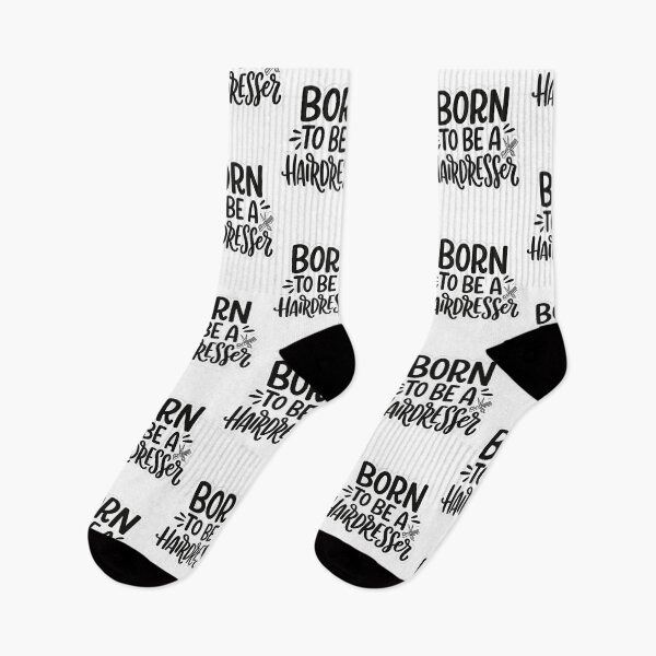 Item preview, Born To Be A Hairdresser Funny Hairstylist Hair Stylist Salon Quote designed and sold by raedattia.