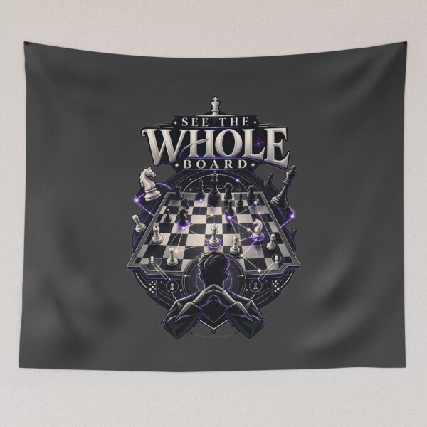 Item preview, See The Whole Board Chess Strategy designed and sold by KnightVibe.