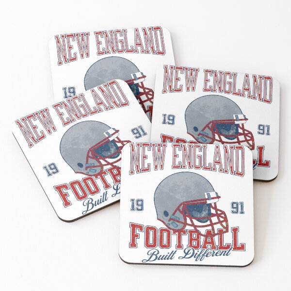Item preview, New England Football Retro Helmet Tee designed and sold by LisaTran96293.