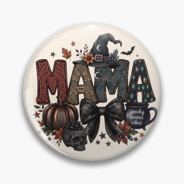 Item preview, Spooky Mama Vibes Gothic Witch Hat Skull Succulent Beetle Art designed and sold by BreezifyDesignStudio.