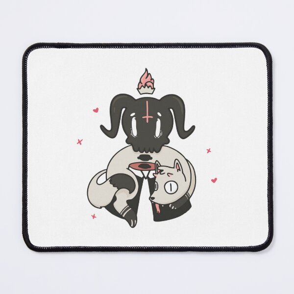 Item preview, Goat And Fox Dark Symmetrical Occult Totem Art designed and sold by DesignGoodArt.