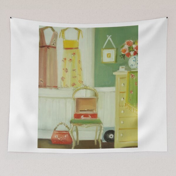 Item preview, Janet Hill – Vintage Whimsical Woman in an Enchanted Garden designed and sold by graydaysr.
