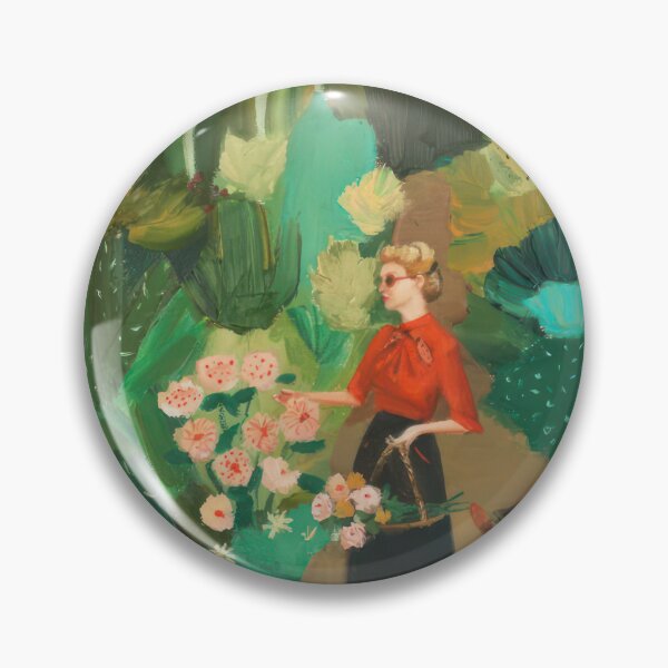 Item preview, Janet Hill – Vintage Whimsical Woman in an Enchanted Garden designed and sold by graydaysr.