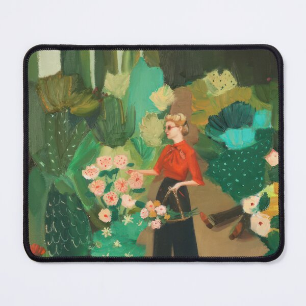 Item preview, Janet Hill – Vintage Whimsical Woman in an Enchanted Garden designed and sold by graydaysr.
