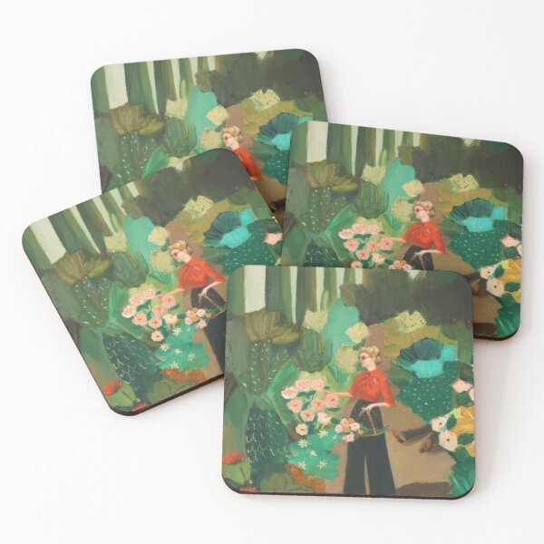 Item preview, Janet Hill – Vintage Whimsical Woman in an Enchanted Garden designed and sold by graydaysr.