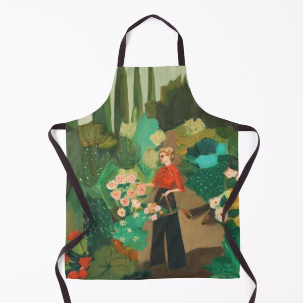 Item preview, Janet Hill – Vintage Whimsical Woman in an Enchanted Garden designed and sold by graydaysr.