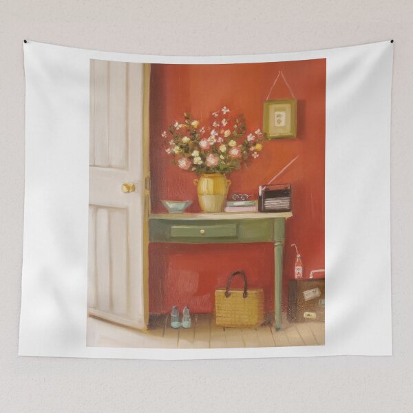 Item preview, Janet Hill – Vintage Whimsical Woman in an Enchanted Garden designed and sold by graydaysr.