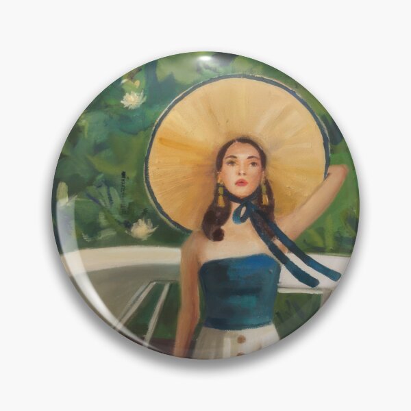 Item preview, Janet Hill – Vintage Whimsical Woman in an Enchanted Garden designed and sold by graydaysr.