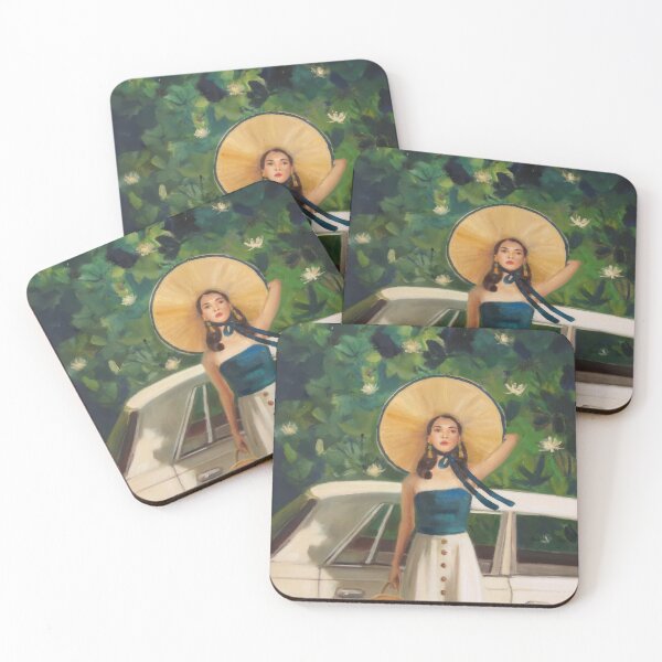 Item preview, Janet Hill – Vintage Whimsical Woman in an Enchanted Garden designed and sold by graydaysr.