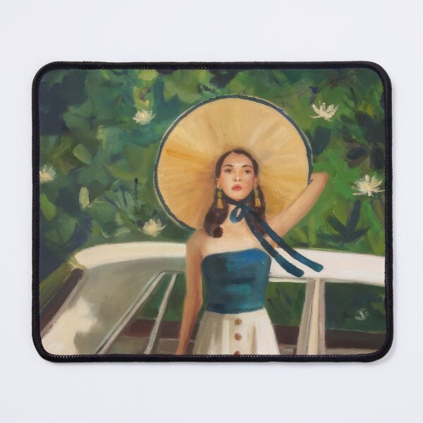 Item preview, Janet Hill – Vintage Whimsical Woman in an Enchanted Garden designed and sold by graydaysr.