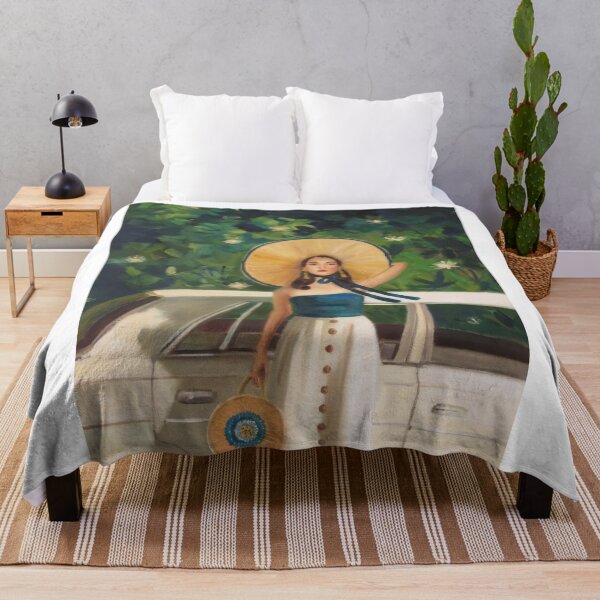 Item preview, Janet Hill – Vintage Whimsical Woman in an Enchanted Garden designed and sold by graydaysr.