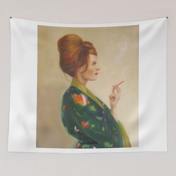 Item preview, Janet Hill – Vintage Whimsical Woman in an Enchanted Garden designed and sold by graydaysr.