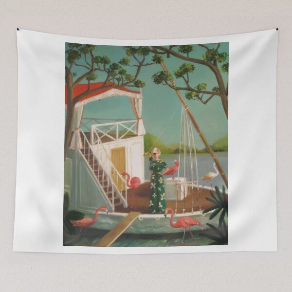 Item preview, Janet Hill – Vintage Whimsical Woman in an Enchanted Garden designed and sold by graydaysr.