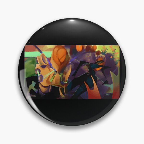 Item preview, Abstract Colorful Battle Scene Art designed and sold by Catsi-Nook-Art.