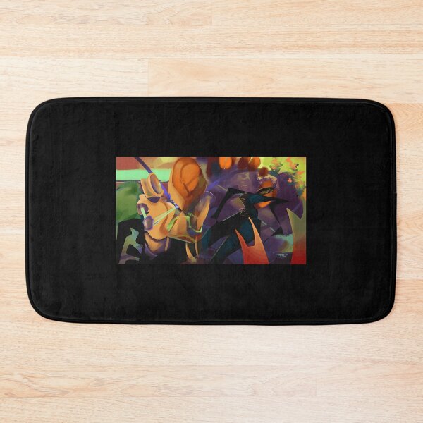 Item preview, Abstract Colorful Battle Scene Art designed and sold by Catsi-Nook-Art.