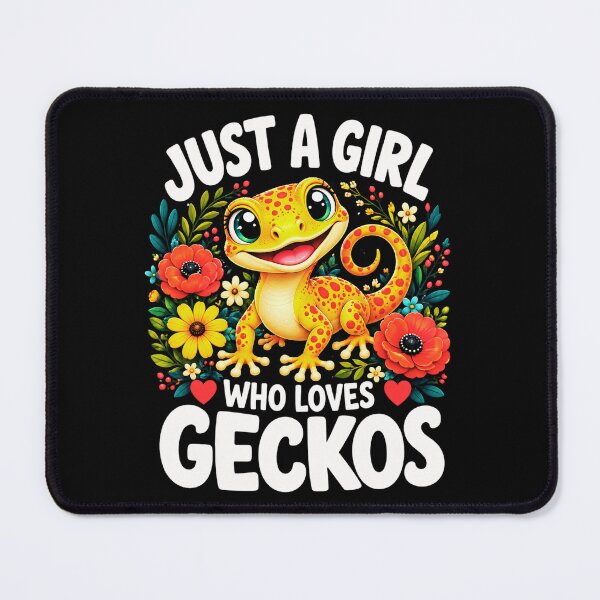 Item preview, Gecko Lover Cute Colorful Floral Reptile Art designed and sold by ROUX-ART.