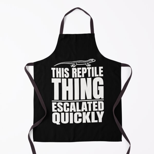 Item preview, Gecko This Reptile Thing Escalated Quickly Funny Quote designed and sold by ROUX-ART.